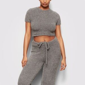 SKIMS Cozy Crop Top